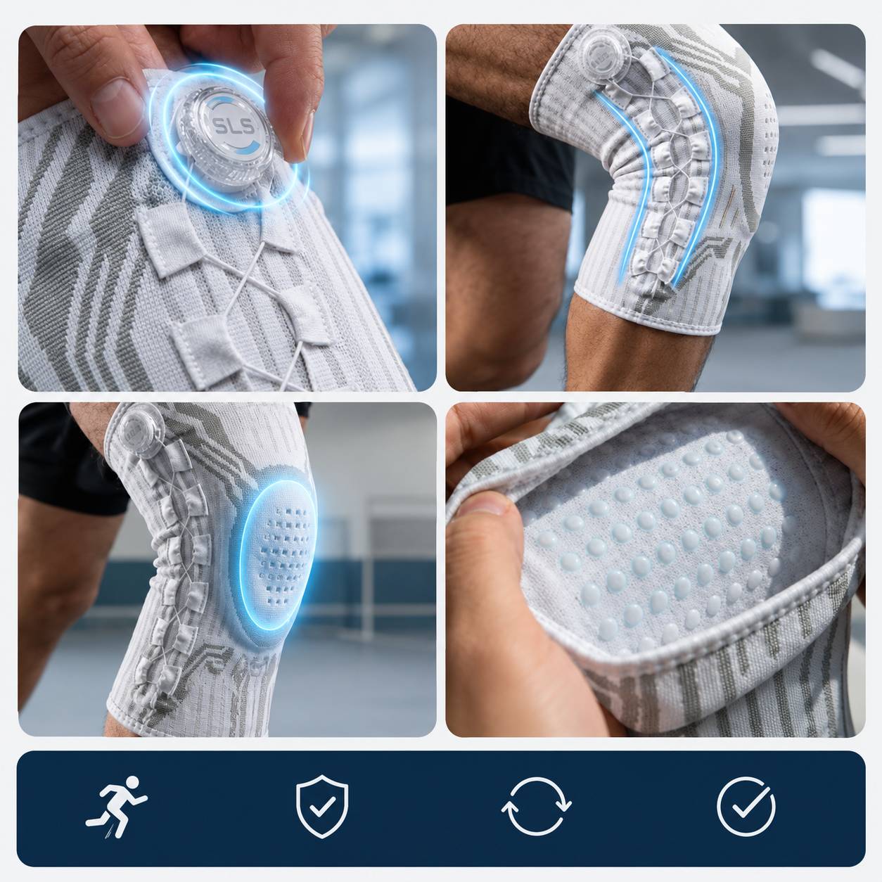 Rodillera De Soporte Sin Dolor