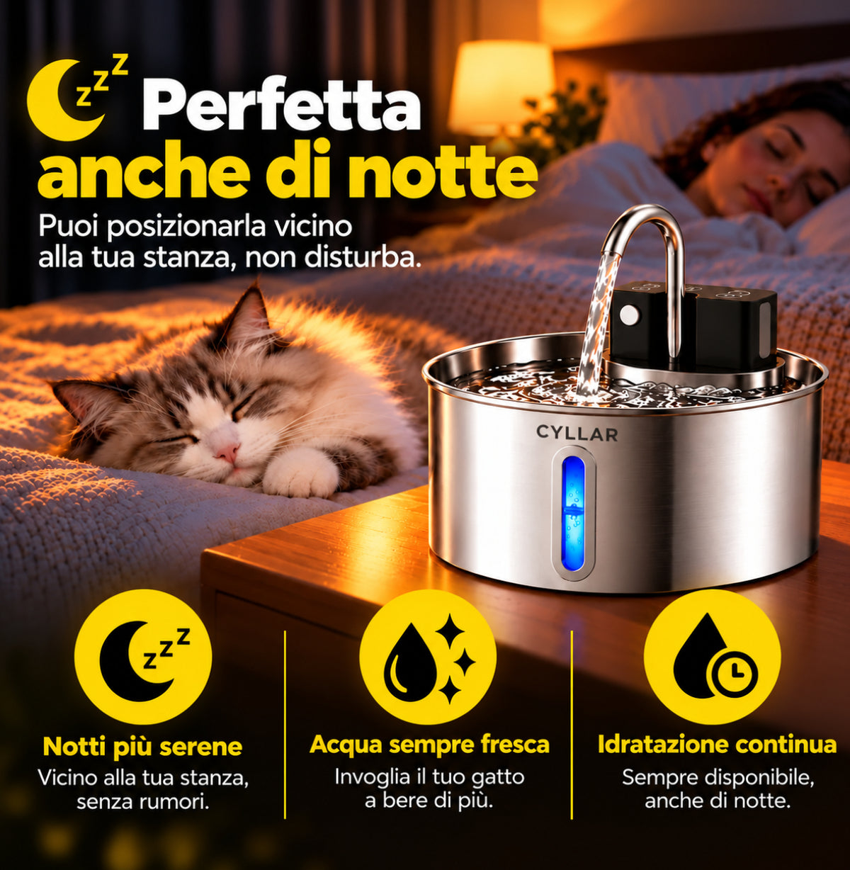 La Fontanella con Acqua Filtrata che Invoglia il Tuo Gatto a Bere di Più